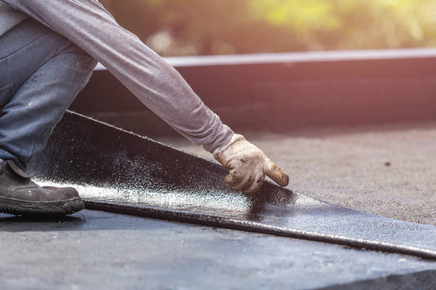 Professional Waterproofing technician working in Raritan, NJ